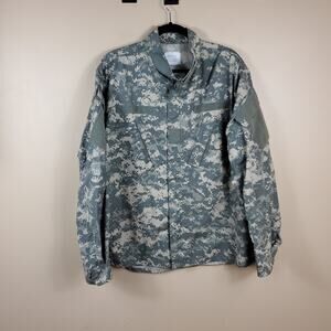Army Green Digital Camo Combat Coat Size L